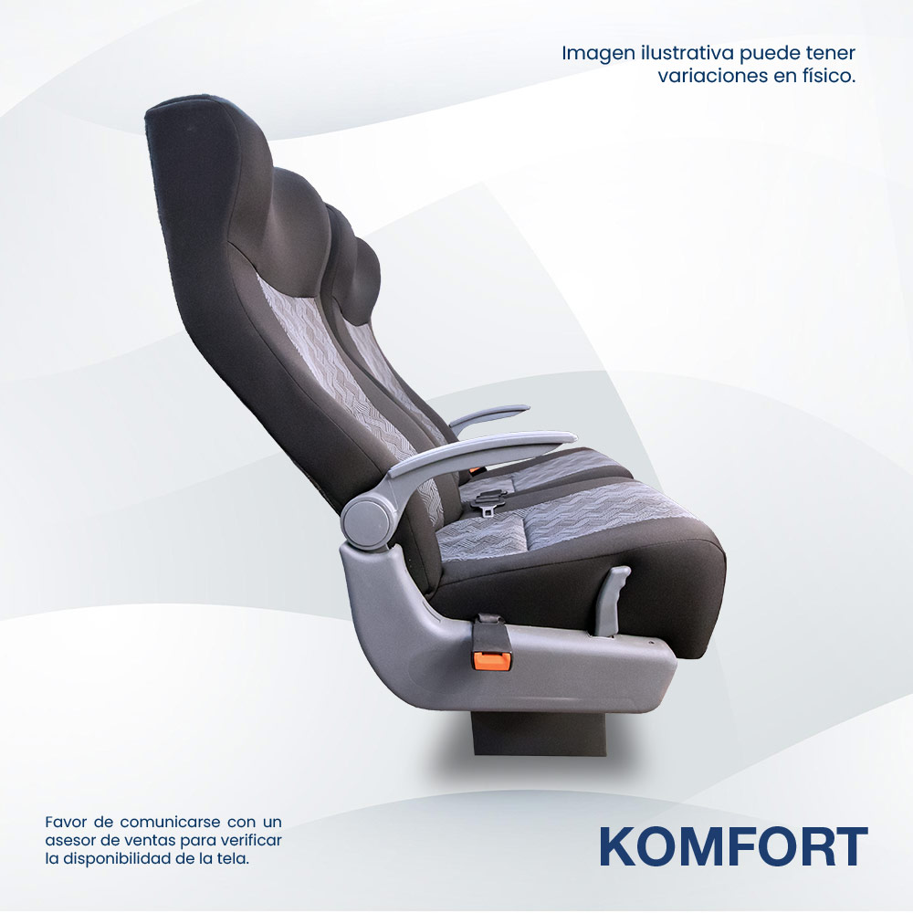 Características Asiento Komfort